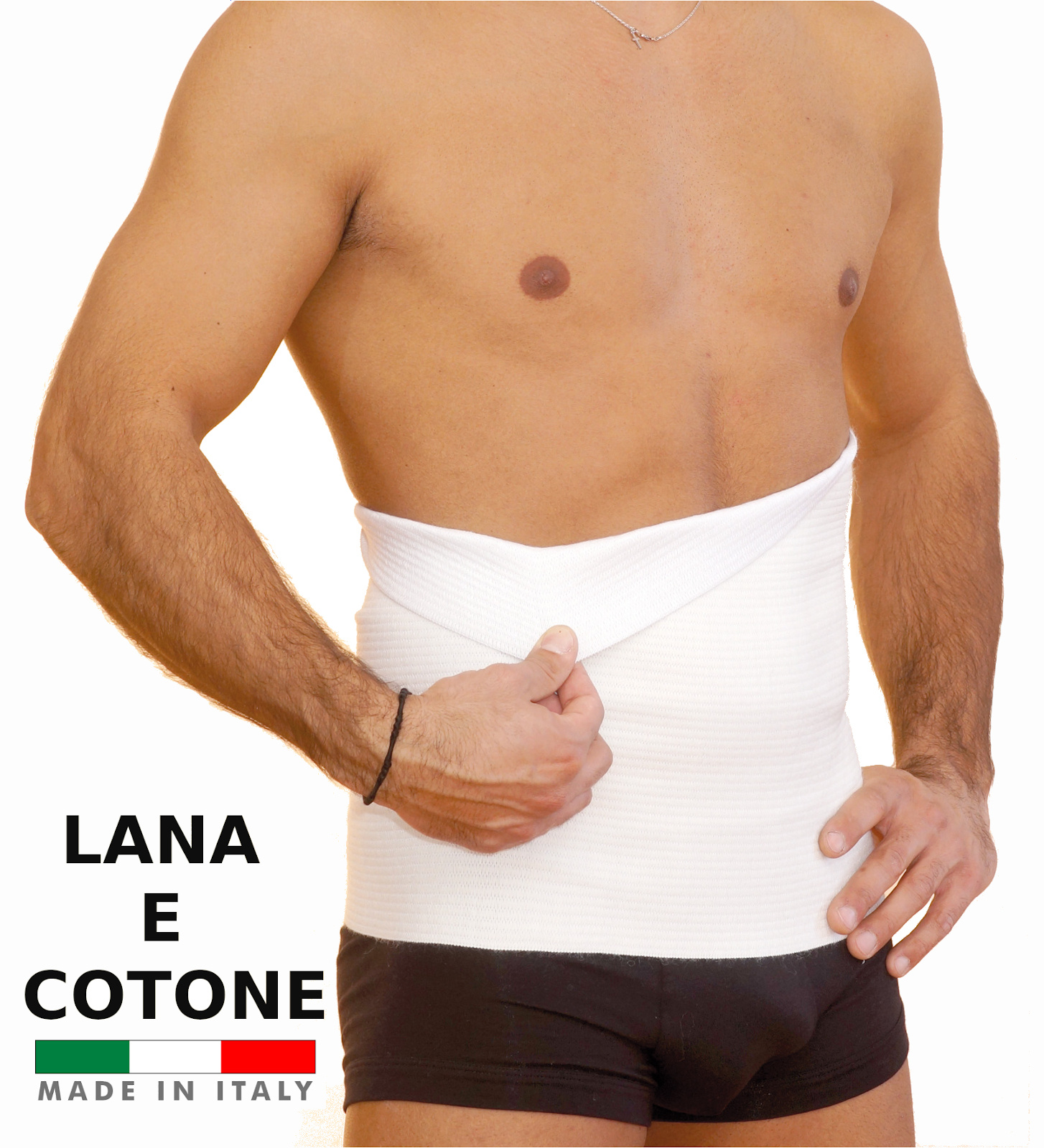 Pancera da uomo e donna in lana e cotone
